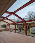 Structural steel frame