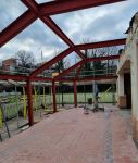 Structural steel frame